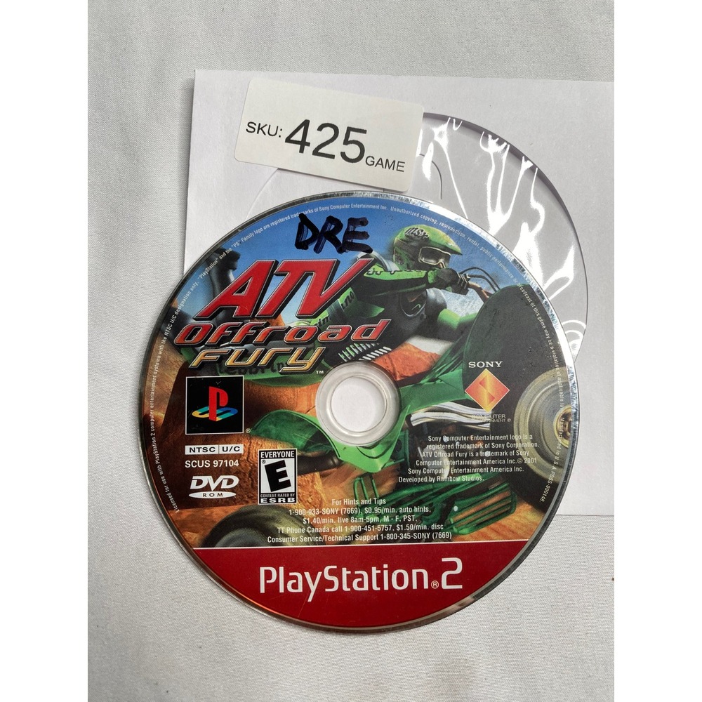 ATV Offroad Fury Sony PlayStation 2